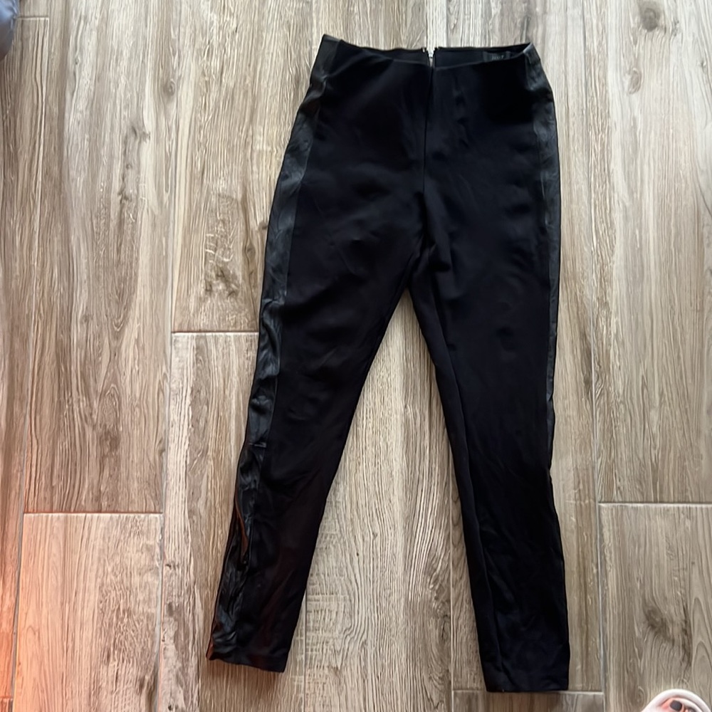 J CREW Leggings with Leather